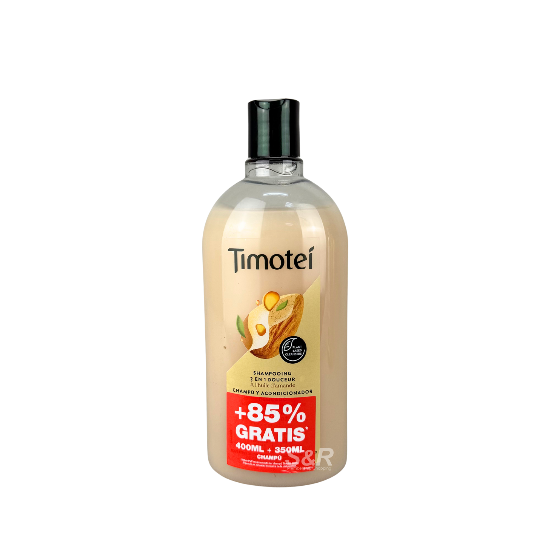 Timotei Almond Shampoo 400mL + 350mL